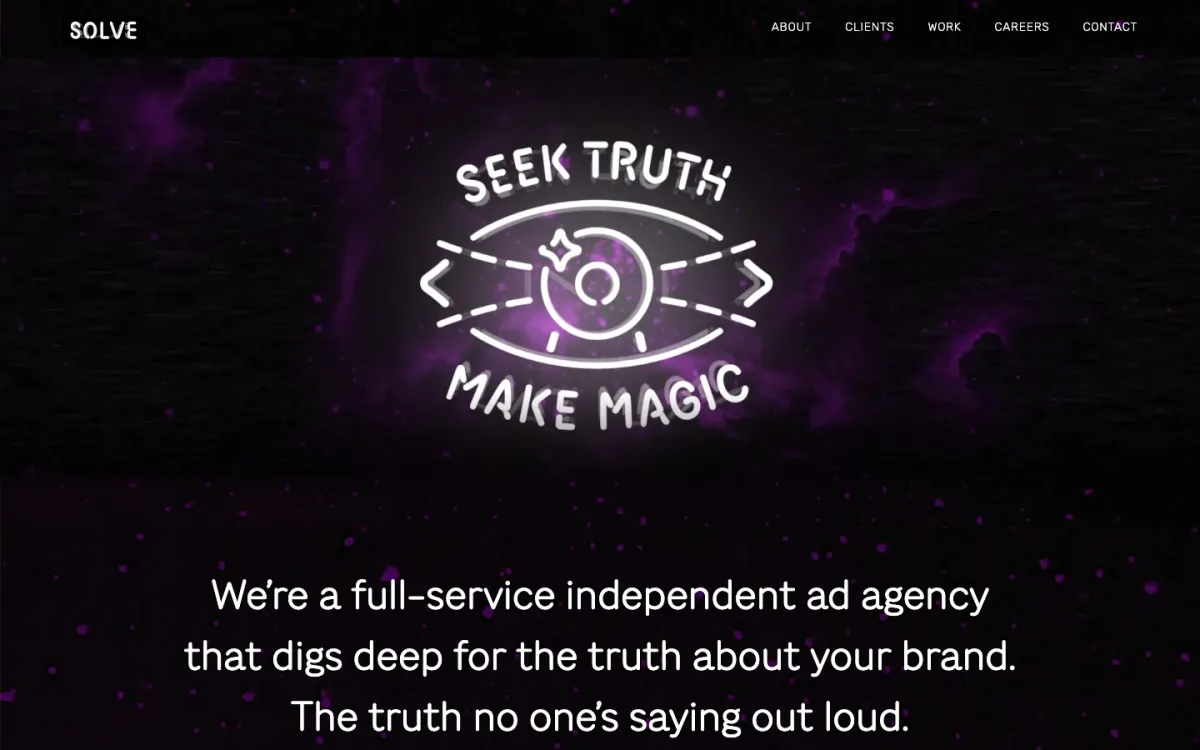 Solve homepage, captured September 28, 2026